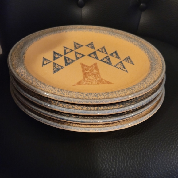 COPY - Pfaltzgraff America Folk Art Tree Dinner Plates -4 - Picture 7 of 7